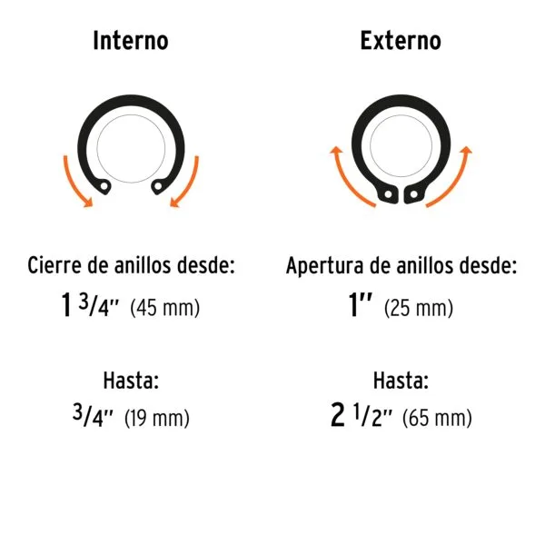 Pinza para anillos de retención 6' - Image 8