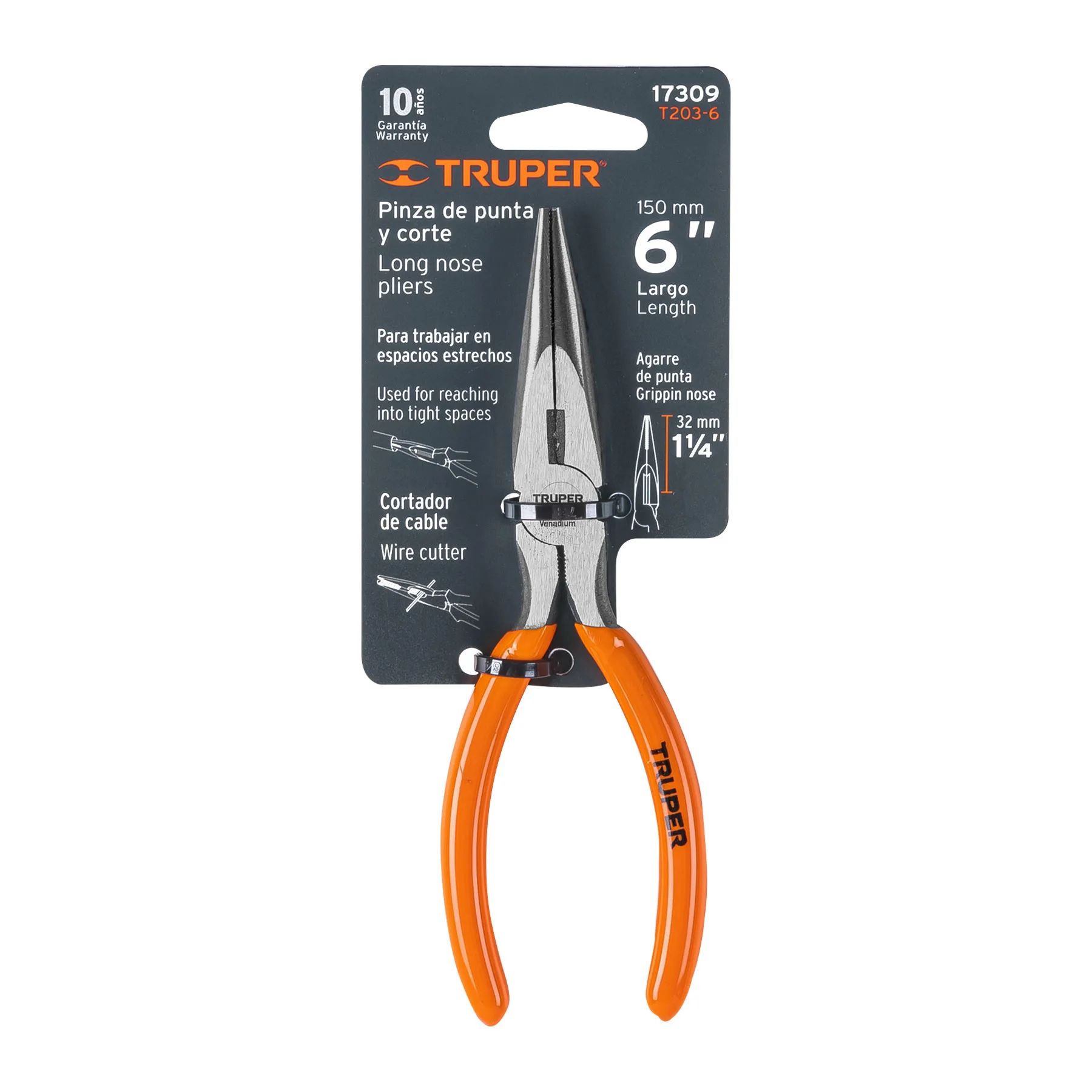 Pinza de punta y corte 6' - Image 2