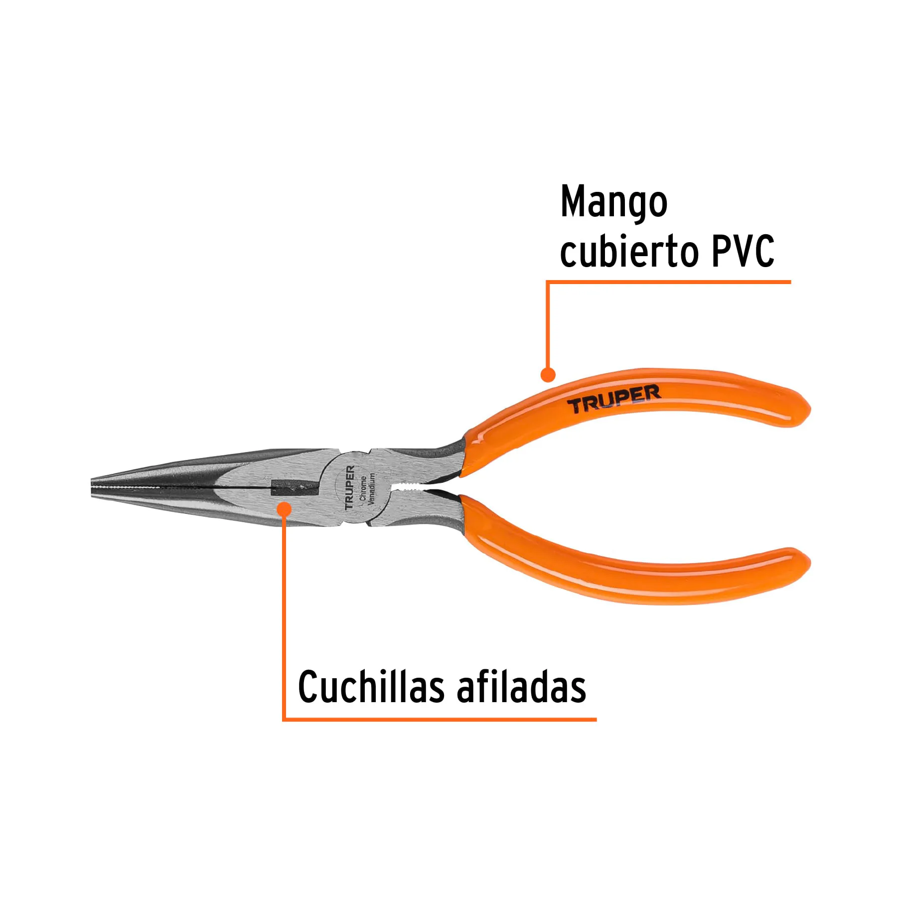 Pinza de punta y corte 6' - Image 3